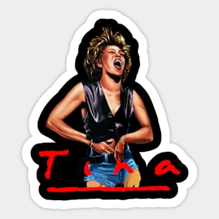 Tina turner we love you Sticker